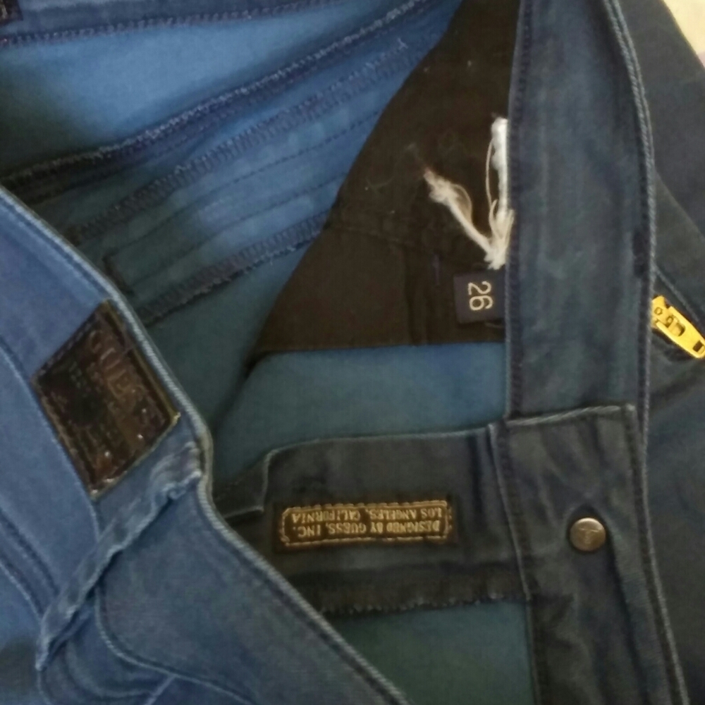 GUESS blue skinny jeans like new - Picture 4 of 4